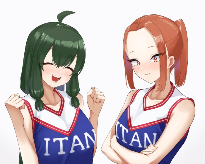 Kaede Otori and Nene Onemine from Komi Can't Communicate