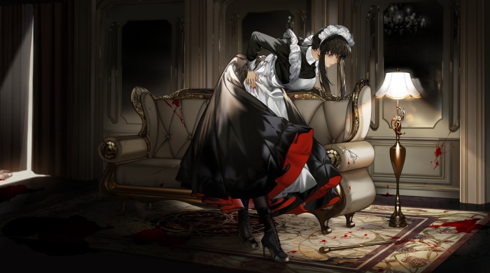 Yor Forger from Spy X Family in Maid Outfit