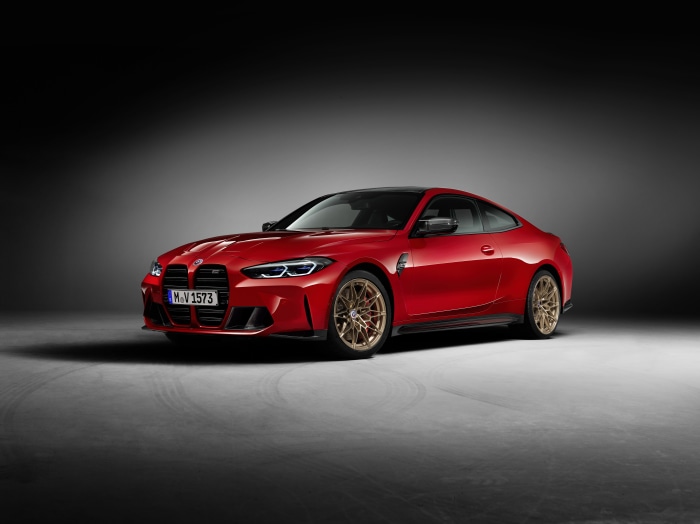 Red BMW M4 Competition Coupe 4K