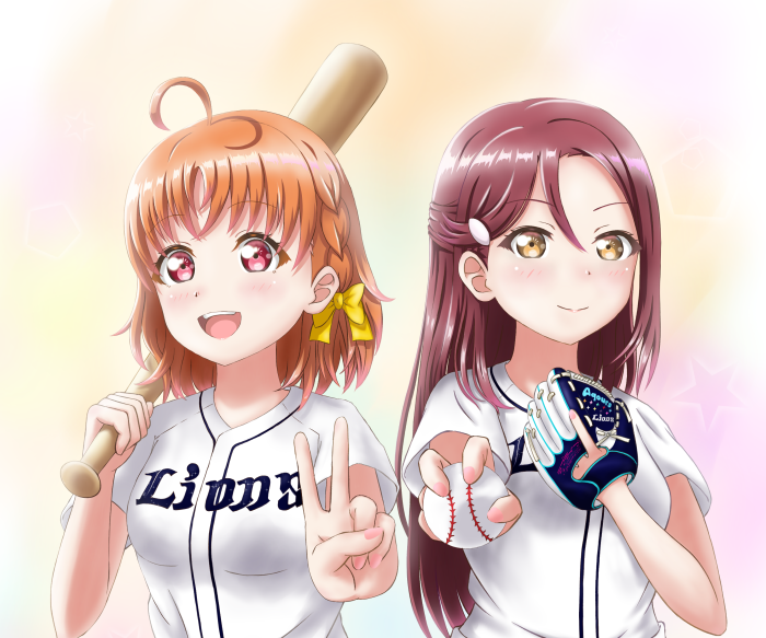 Chika Takami and Riko Sakurauchi from Love Live! Sunshine!!