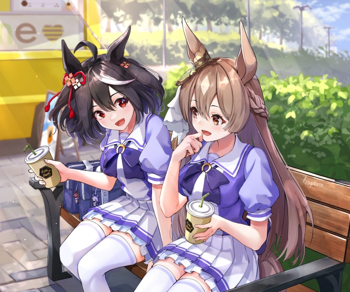 Satono Diamond and Kitasan Black from Uma Musume: Pretty Derby