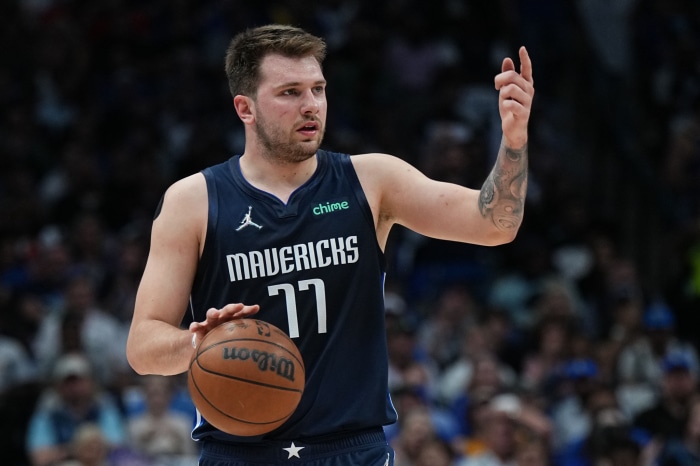 Luka Dončić of the Dallas Mavericks