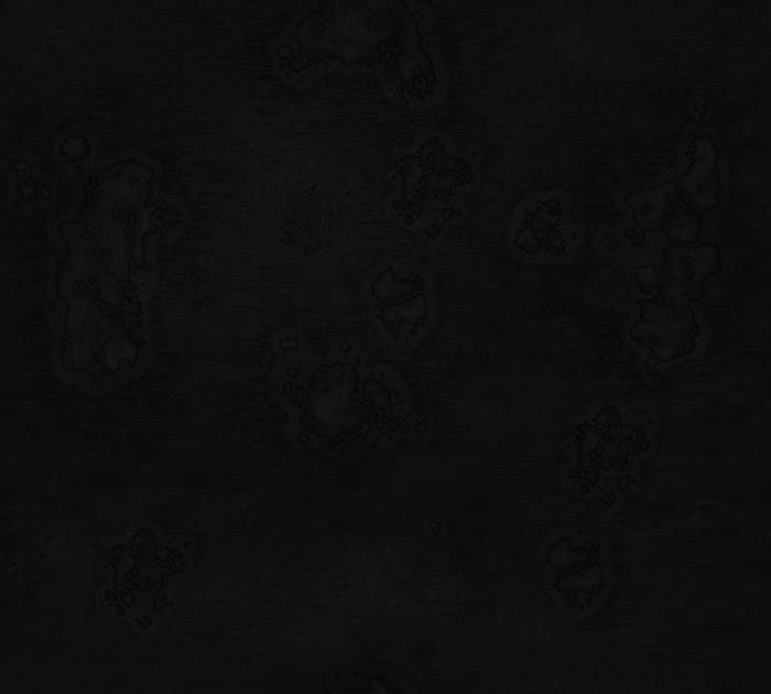 World of Warcraft map with islands and a whirlpool