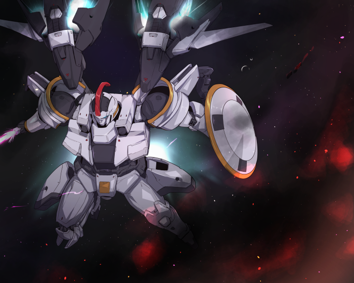 OZ-00MS Tallgeese in space