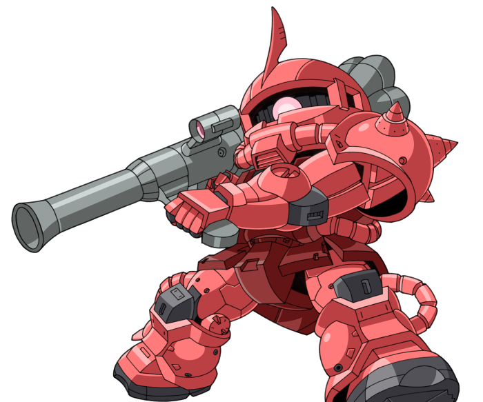 MS-06S Char's Zaku II from Mobile Suit Gundam