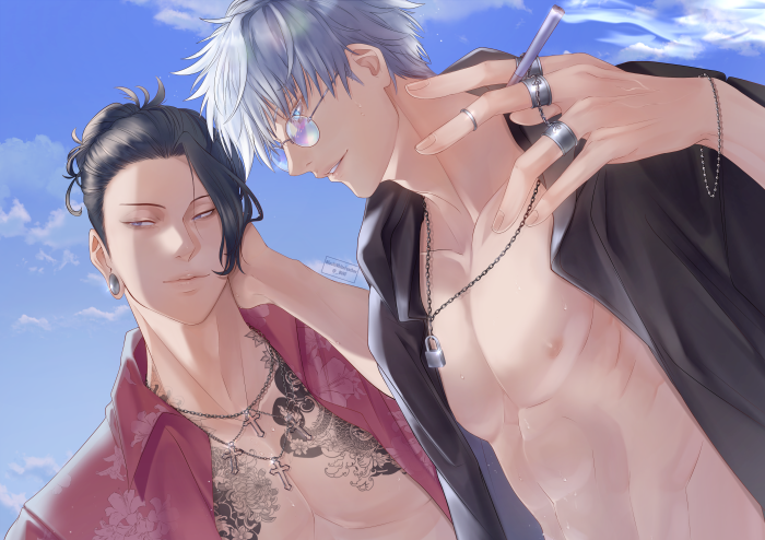 Suguru Geto and Satoru Gojo from Jujutsu Kaisen 4K