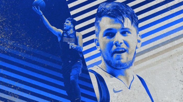 Luka Dončić playing basketball