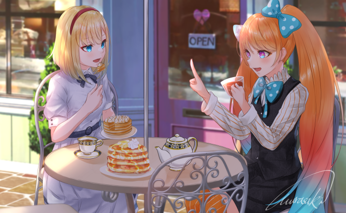 Cosette Schneider from Takt Op. Destiny at a cafe