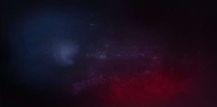 Abstract Blue and Red Nebula