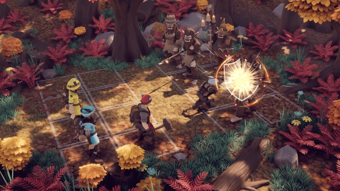 For The King II characters in a forest battle