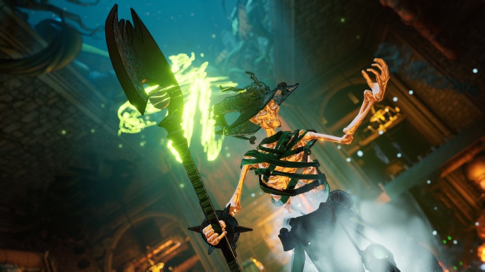 Skeleton Witch with Scythe in Tiny Tina's Wonderlands