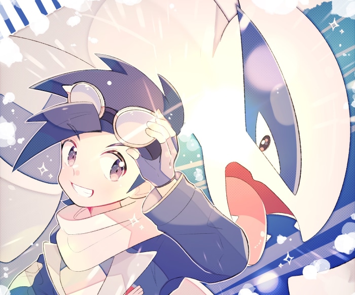 Hibiki and Lugia from Pokémon Masters EX