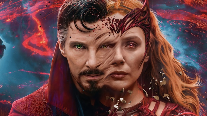 Doctor Strange and Scarlet Witch from Doctor Strange in the Multiverse of Madness