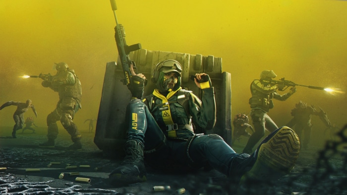 Rainbow Six Extraction REACT Operators fighting Archaeans