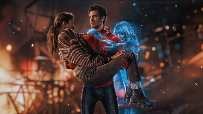 Spider-Man No Way Home Movie Scene