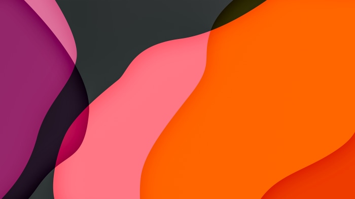 Abstract digital art with flowing shapes