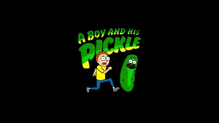 A Boy and His Pickle Rick and Morty