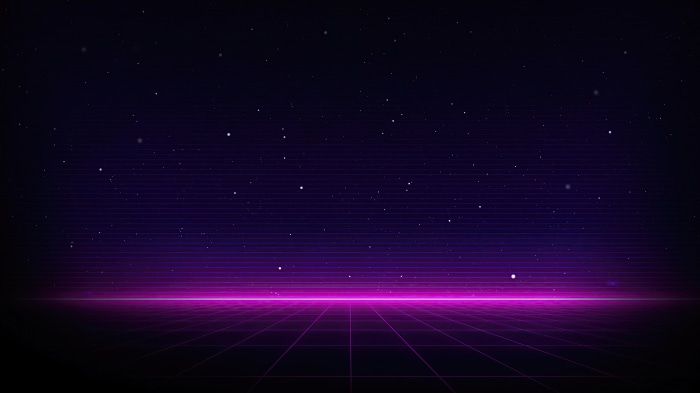 Digital art artwork vaporwave retrowave 4k