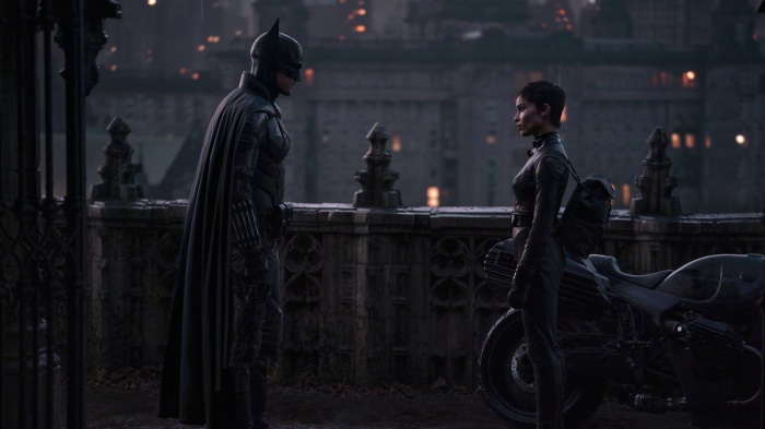 Batman and Catwoman from The Batman