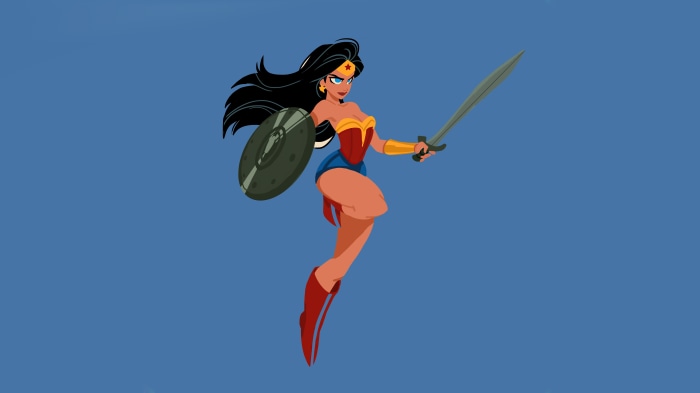 Wonder Woman with Sword and Shield
