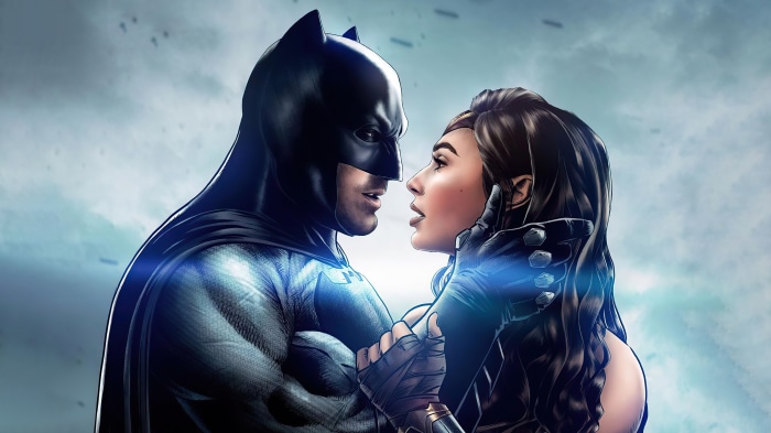 Batman and Wonder Woman artwork