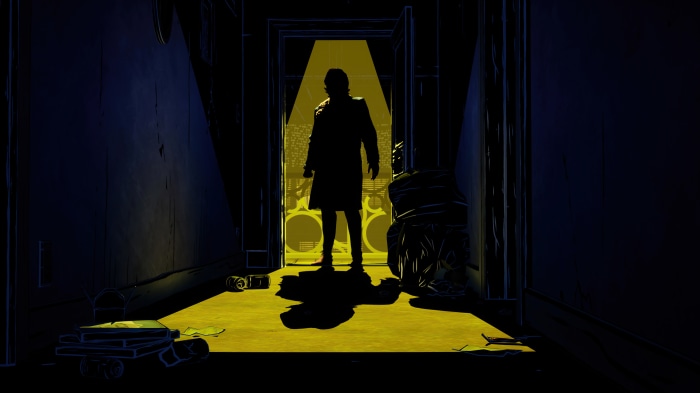 The Wolf Among Us 2 silhouette in doorway
