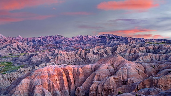 Badlands National Park Scenic Landscape
