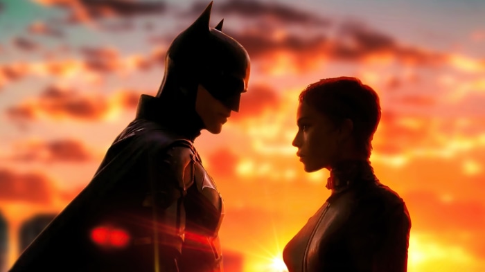 Batman and Catwoman from The Batman