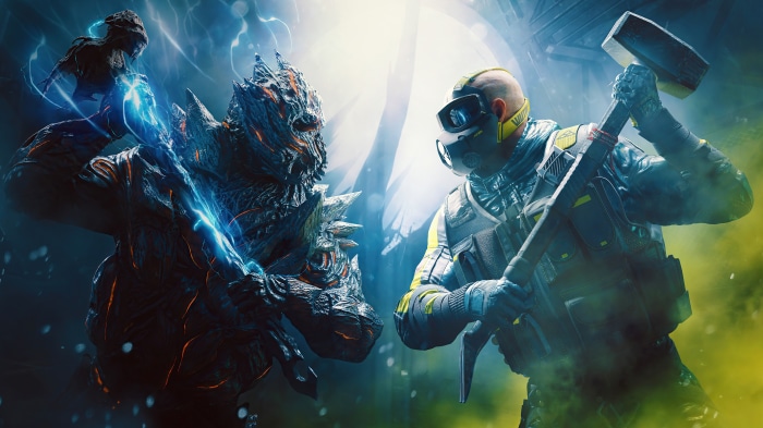 Monster vs Soldier with Sledgehammer in Rainbow Six Extraction