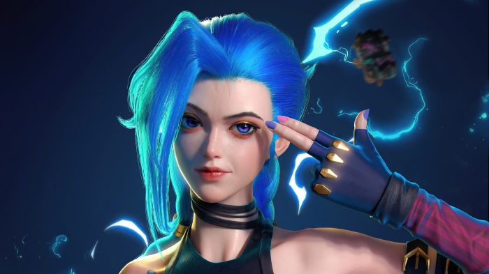 Jinx from League of Legends 4K