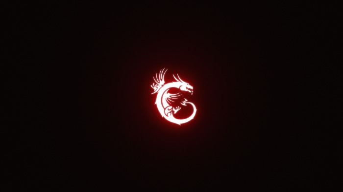 simple, dragon, computer, minimalism, logo, MSI, HD Wallpaper | Rare ...