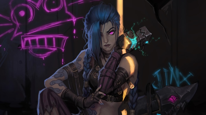 Jinx from Arcane League of Legends 4K