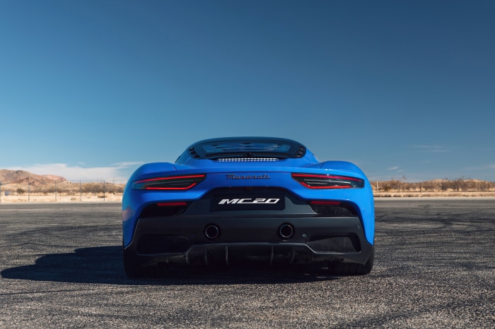 Maserati MC20 rear view