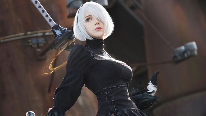 2B from Nier Automata 4K Cosplay