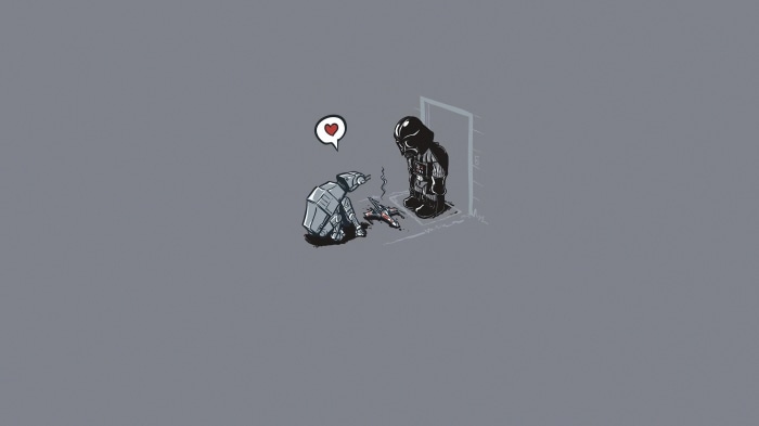 Darth Vader and AT-ST from Star Wars