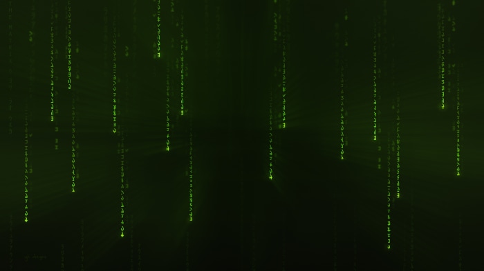 Matrix digital rain 4K