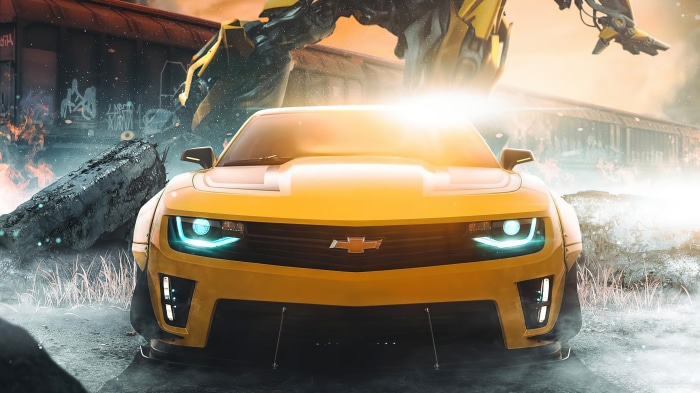 Bumblebee Camaro from Transformers 4K
