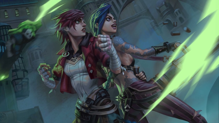 Vi and Jinx from Arcane