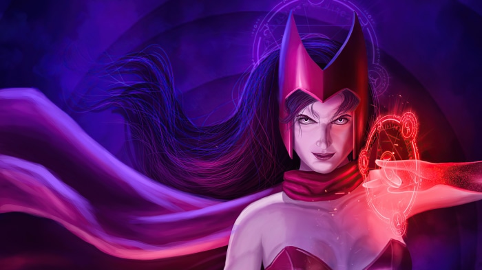 Scarlet Witch from Wanda Vision