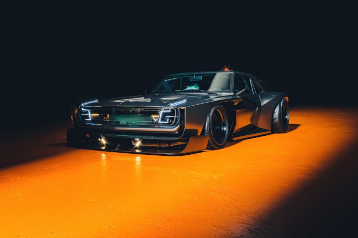 Customized Chevrolet Camaro concept car artwork