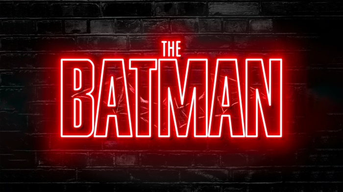 The Batman Neon Logo 4K