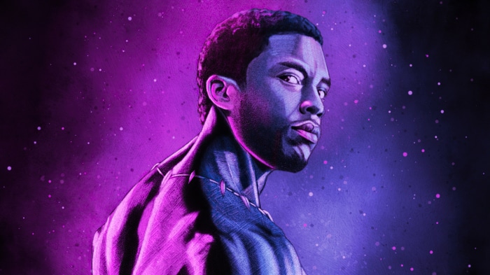 Black Panther artwork by an artist