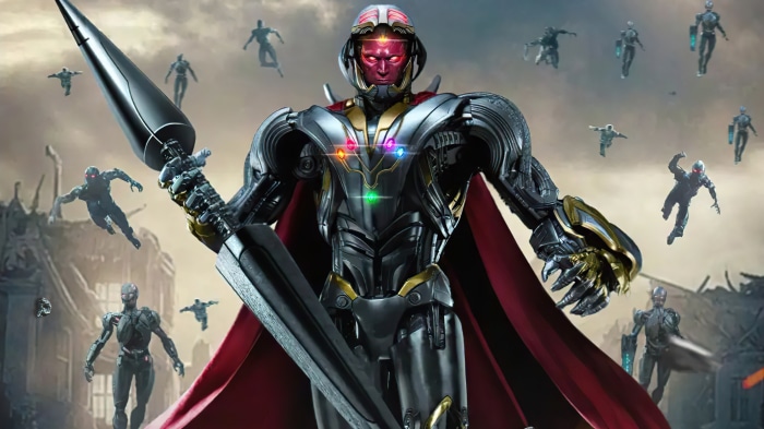 Ultron from What If...? with Infinity Stones
