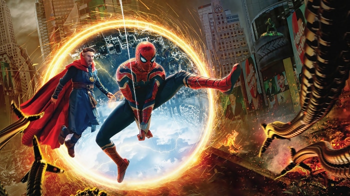 Spider-Man and Doctor Strange in Spider-Man: No Way Home