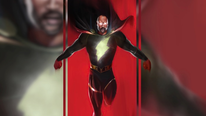 Black Adam artwork by an artist