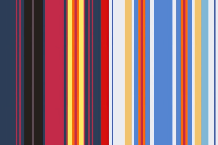 Abstract stripes artwork