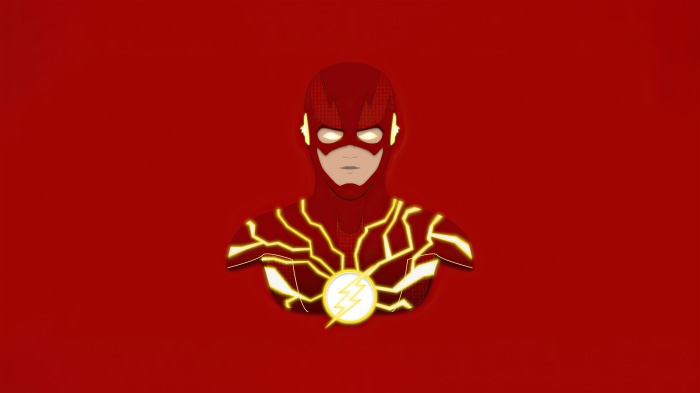 The Flash minimalist artwork