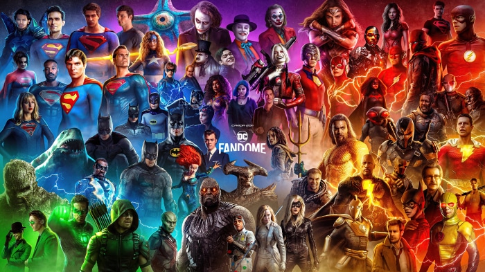DC Comics Characters Fandome Artwork 4K