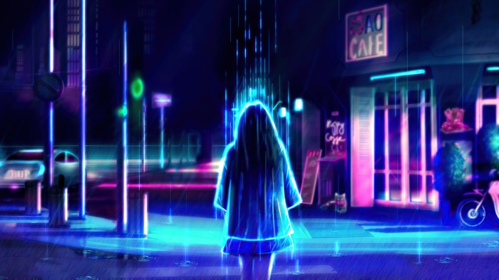 Girl in Neon City
