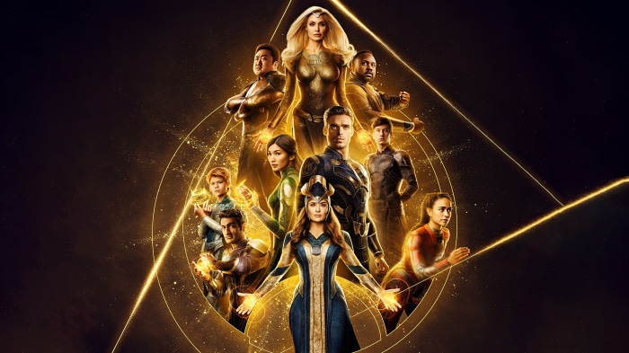 The Eternals from Marvel's Eternals 4K